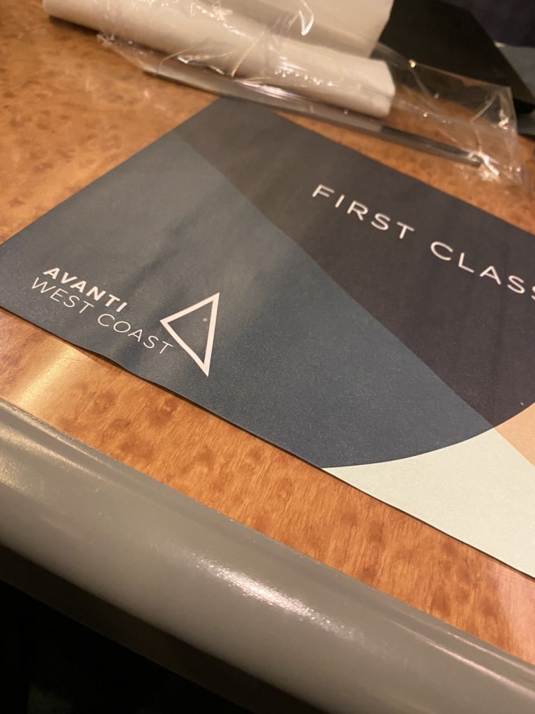 First trip of the year with <a href="/AvantiWestCoast/">Avanti West Coast</a> and so far brilliant! Staff amazing! Food Amazing!