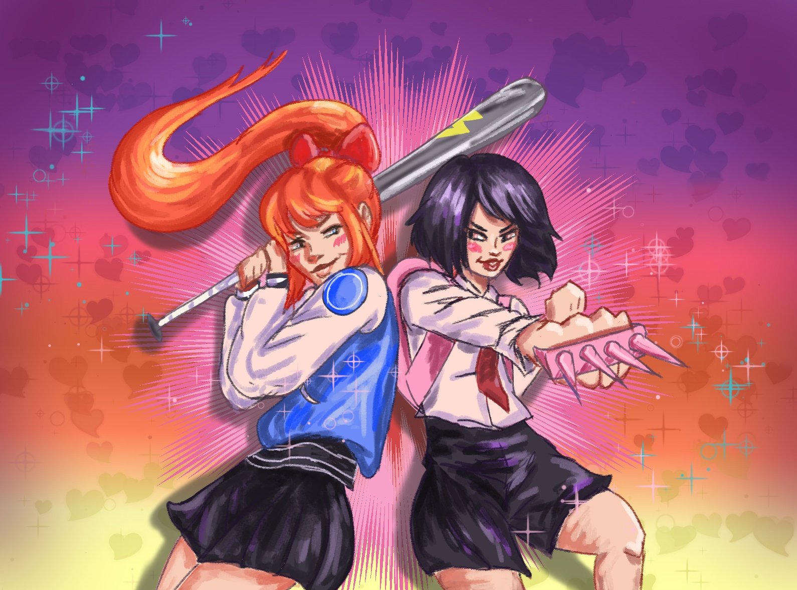 WayForward on Twitter: "RT @sabannahdraws: Don't mess with us!!!!#