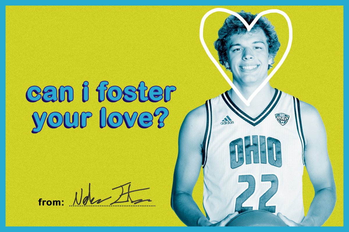 OhioMBasketball's tweet photo. 🏀💚 Valentine's Day is tomorrow! So we thought we'd help you out with some valentines to give to someone special!

#BleedGreen https://t.co/oaL4aPJtSY