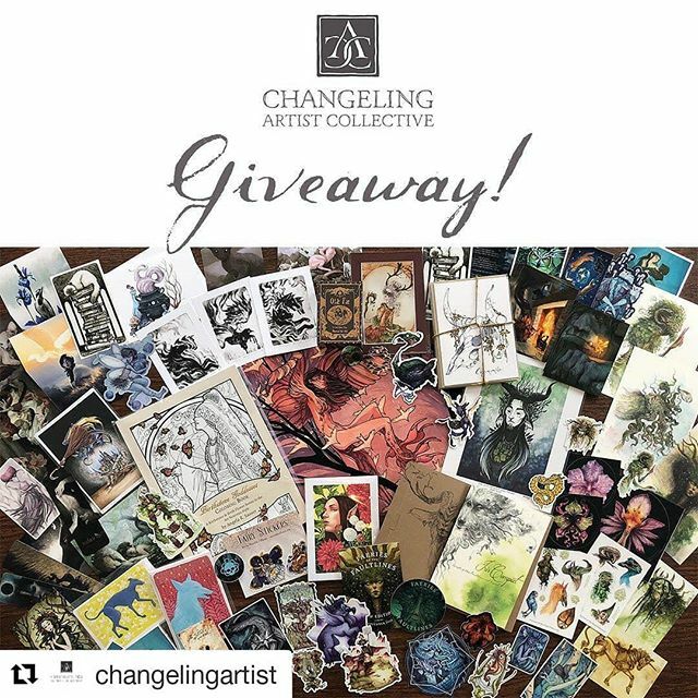 #Repost @changelingartist (@get_repost)
・・・
✨✨Giveaway time!✨✨
The Changelings have pooled their treasures and we will be picking three recipients to receive them!
Our grand prize includes an Olde Fae Gilded deck, a sketchbook from Iris Compiet, … https://t.co/GSDFgNXy1X 