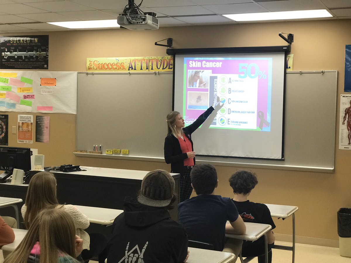 Today we spent time at Bay Port High School talking about skin cancer and capturing some video for an upcoming event we will be hosting...stay tuned!