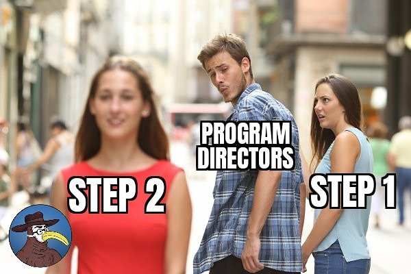 GomerBlog's tweet photo. Step 1 vs step 2
#FOAMed #meded #gomermeme https://t.co/m91AnFrWVv