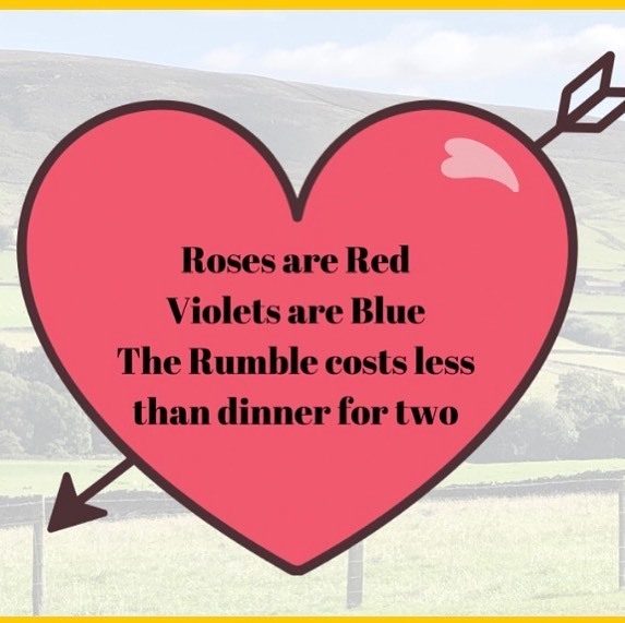 Has the local florist closed? Didn't fancy chocolates this year? Don't worry we have the perfect gift for your Valentine - a place in the Rumble!
❤️
Partner doesn't enjoy cycling? Don't worry - enter yourself and let your partner enjoy a day of relaxatio… ift.tt/31PV4U5