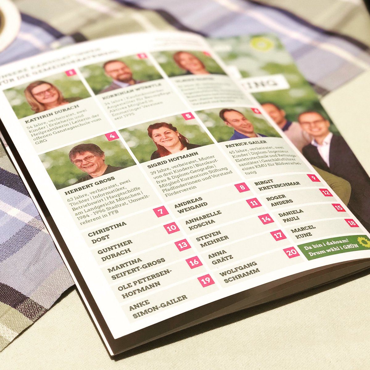 gruene_ffb's tweet photo. Zum ersten Mal gibt es eine grüne Liste in Emmering und die Emmeringer Grüne wollen im nächsten Gemeinderat gestalten. Weil wir hier leben. #emmering #weilwirhierleben https://t.co/dxMWoo7wPe