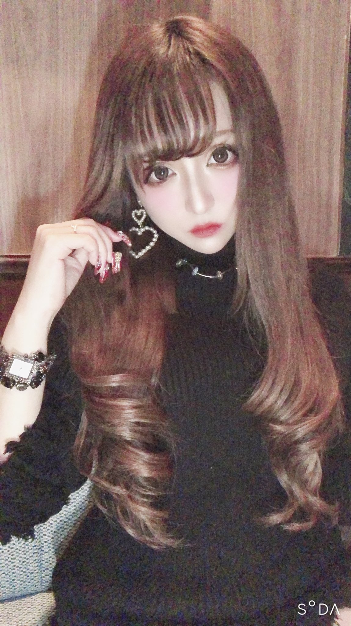 Rina 自分セットの時は 上ストレートの下だけ全内巻きが 一番楽 前髪はストレートアイロンでくるんですん T Co Wbmjb8gftn Twitter