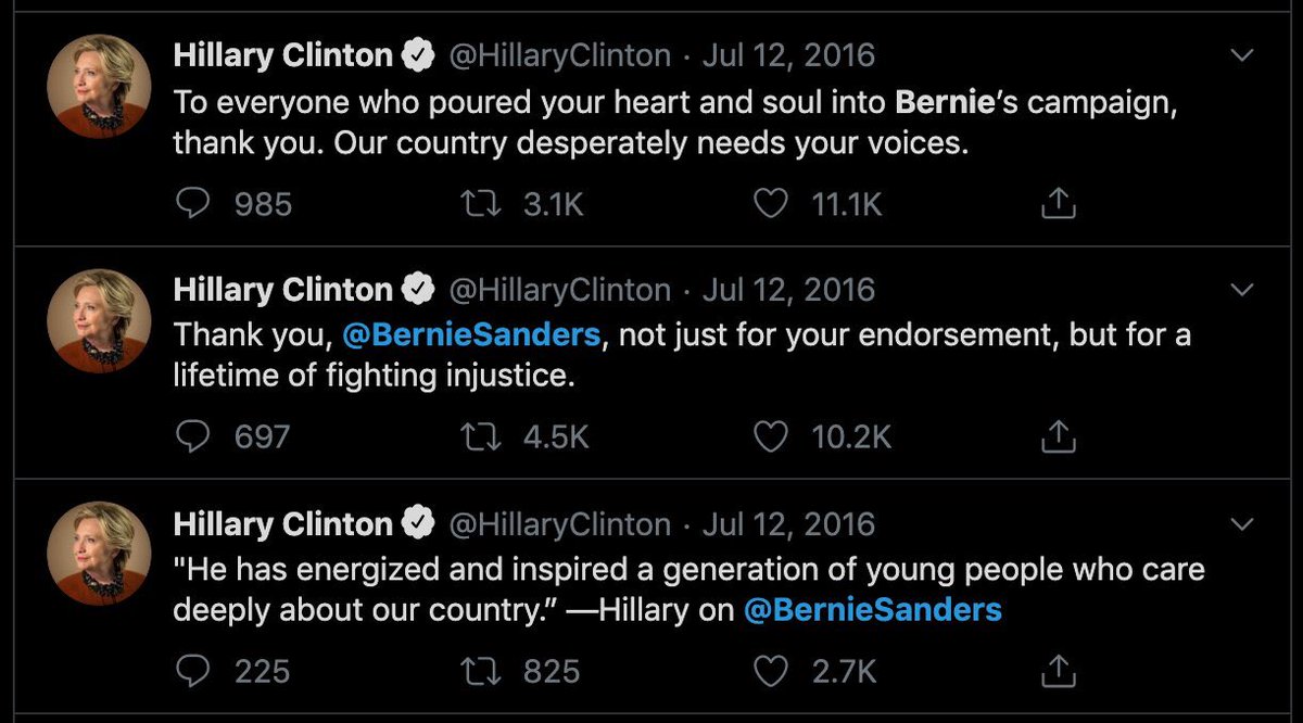 ForBoomers's tweet photo. @SolaireBlack @Die__Trying_ @BrannuSunyata @thesavionwright @amyklobuchar Exactly! #ThisisBernie #Bernie2020 #Bernie https://t.co/9ADjNxDFrc