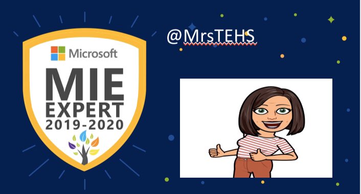 MrsTEHS's tweet photo. Iโve achieved #MIEExpert and Iโm looking forward to sharing my skills and supporting colleagues #MicrosoftEDU #supportingteacherleadership #inspiresbc https://t.co/uMucGacDZh