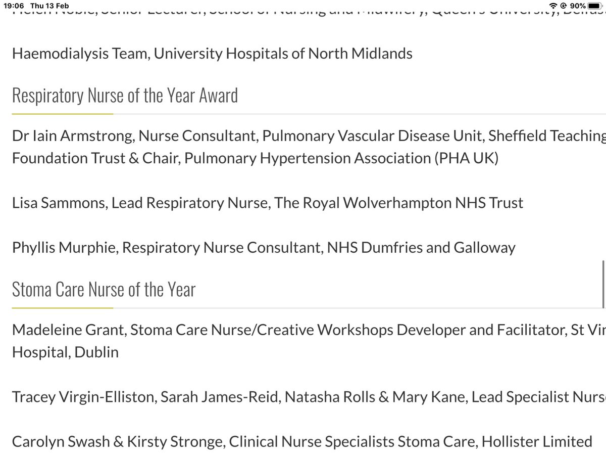 So pleased to be shortlisted for the #BJN2020 Respiratory Nurse of the Year Award 🙏 to my Ab Fab team @janegysin <a href="/BruceWatt7667/">Bruce Watt</a> <a href="/YvonneScott007/">Yvonne Scott</a> <a href="/kayrines85/">Kayrine</a> <a href="/SusanShearer7/">Susan Shearer</a> <a href="/sue11mcgill/">Susan McGill 💙</a> <a href="/rossicarroll/">Catherine Carroll (Rossiter)</a> <a href="/DG_IRT/">@D&G-IRT</a> - it’s been IRT team all the way so thanks for being the best team ever