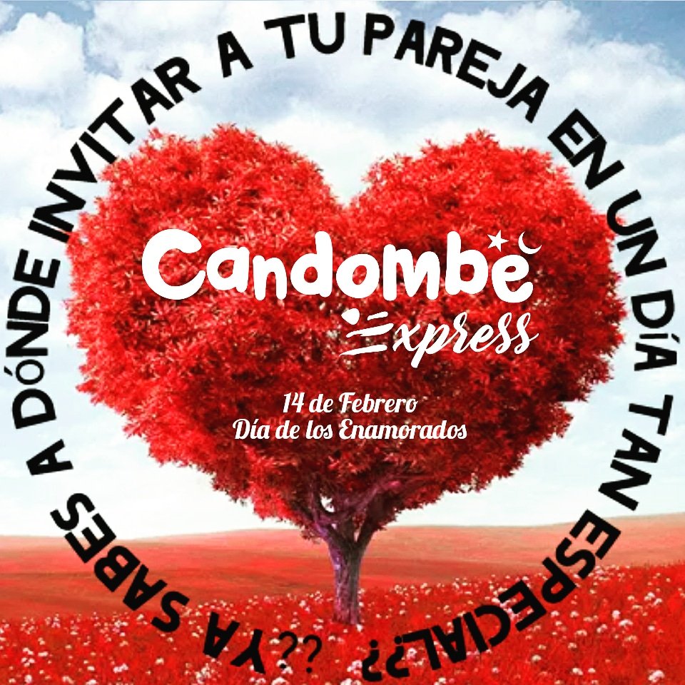 CandombeExpress's tweet image. ¿Ya sabes a dónde invitar a tu pareja en un día tan especial?  14 de Febrero #Día de los #Enamorados   Ven a @CandombeExpress Mucho más que comida Uruguaya!  #MásQueComidaUruguaya

#candombebar #candombeexpress #comidacasera #maspalomas #grancanaria  #MásQueComidaUruguaya  #Amor