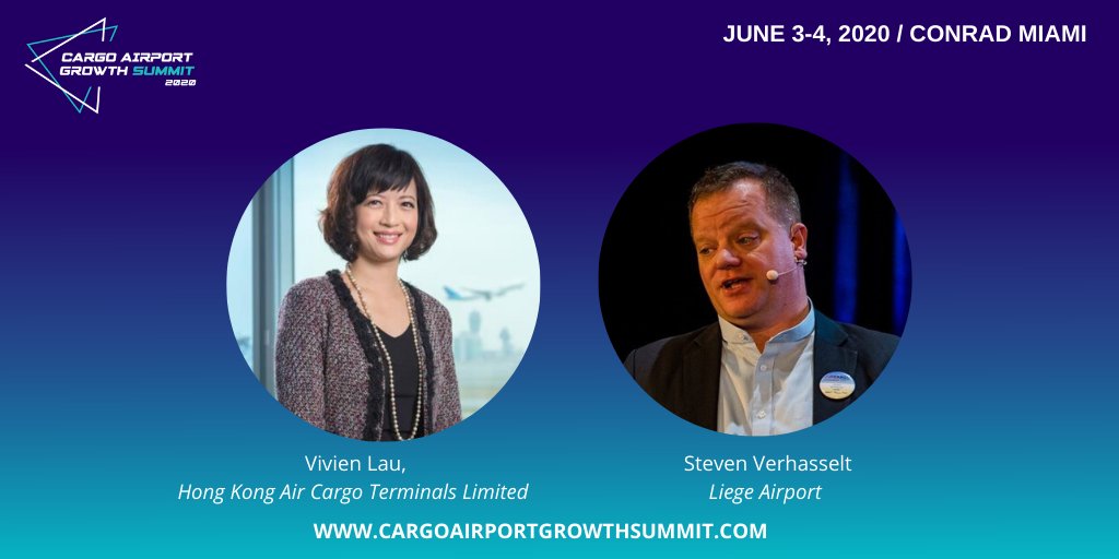 Don't miss out on Cargo Airport Growth Summit's session Four: Removing barriers to e-commerce &amp; express.  Panelists include Vivien Lau of <a href="/hkairport/">HKIA</a> and Steven Verhasselt of @LGGLiegeAirport! Get notified on event updates: buff.ly/2tZFTuw #CAGS20