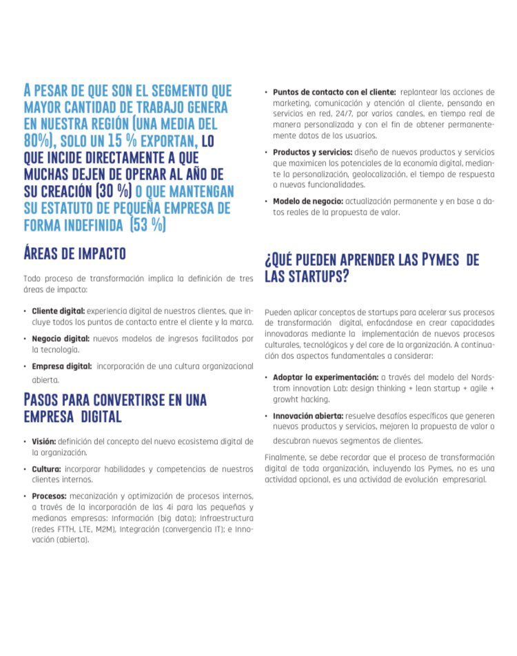 “ La #transformaciondigital en las #pymes no es una actividad opcional , es una actividad de evolución empresarial “ puedes revisar este artículo y más contenido de interés  en la revista de transformaciondigital.datta.com.ec/@DATTAEC @RevistaEkos