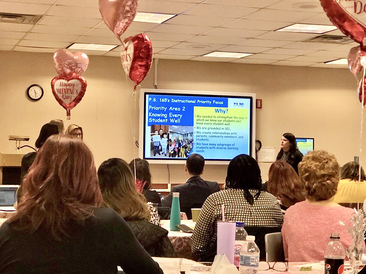 NYCSchoolsD25's tweet photo. There is no better way to SHARE THE LOVE than to SHARE OUR LEARNING. Today our District Principals are learning with teacher leaders around Instructional Leadership Teams (ILTs). BIG shout out to ILTs from @PS165Queens  and #Q130 for sharing their work. #Q165 #togetherisbetter https://t.co/gpXlfr2yL9