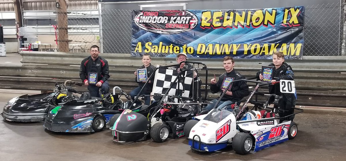 OIKS79's tweet photo. #reunion10 team race to feature 4 karts (2 senior/2 junior) @oiks79 hogbarn Feb. 28. Defending champs McKnight/Francis/Berlin/Chamberlain https://t.co/eDUBIB4Px7