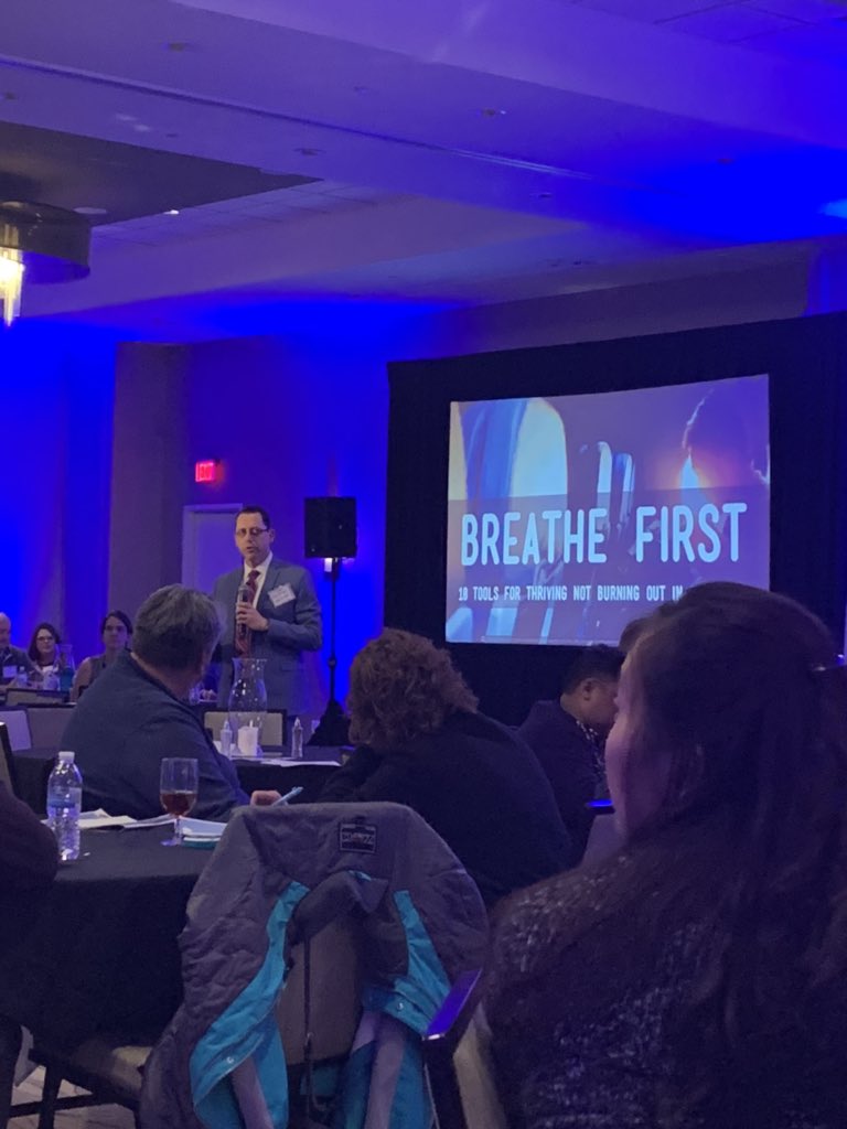 MrsStice910's tweet photo. Thank you @Williamdp for teaching us how to thrive and avoid burnout in education. #LeadLearn20 https://t.co/mCjIY3Sqga