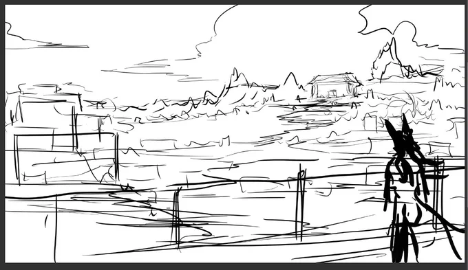 New background art, work in progress 