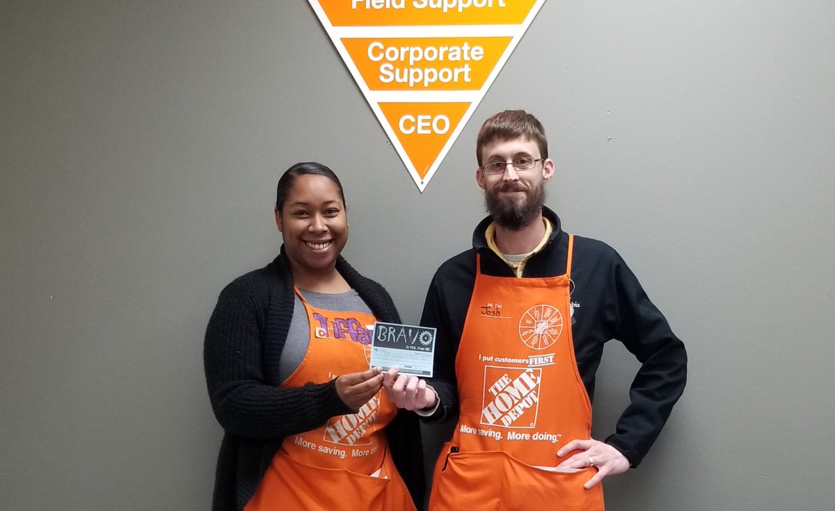 JoshG_13's tweet photo. Great Job to Millworks Specialist Tiffany Closing a $2500 Door sale. #specialtyrecognition @HDLucasRaines @TravisMoser12 @AngelaDesJardi5 https://t.co/f24D4gE7at