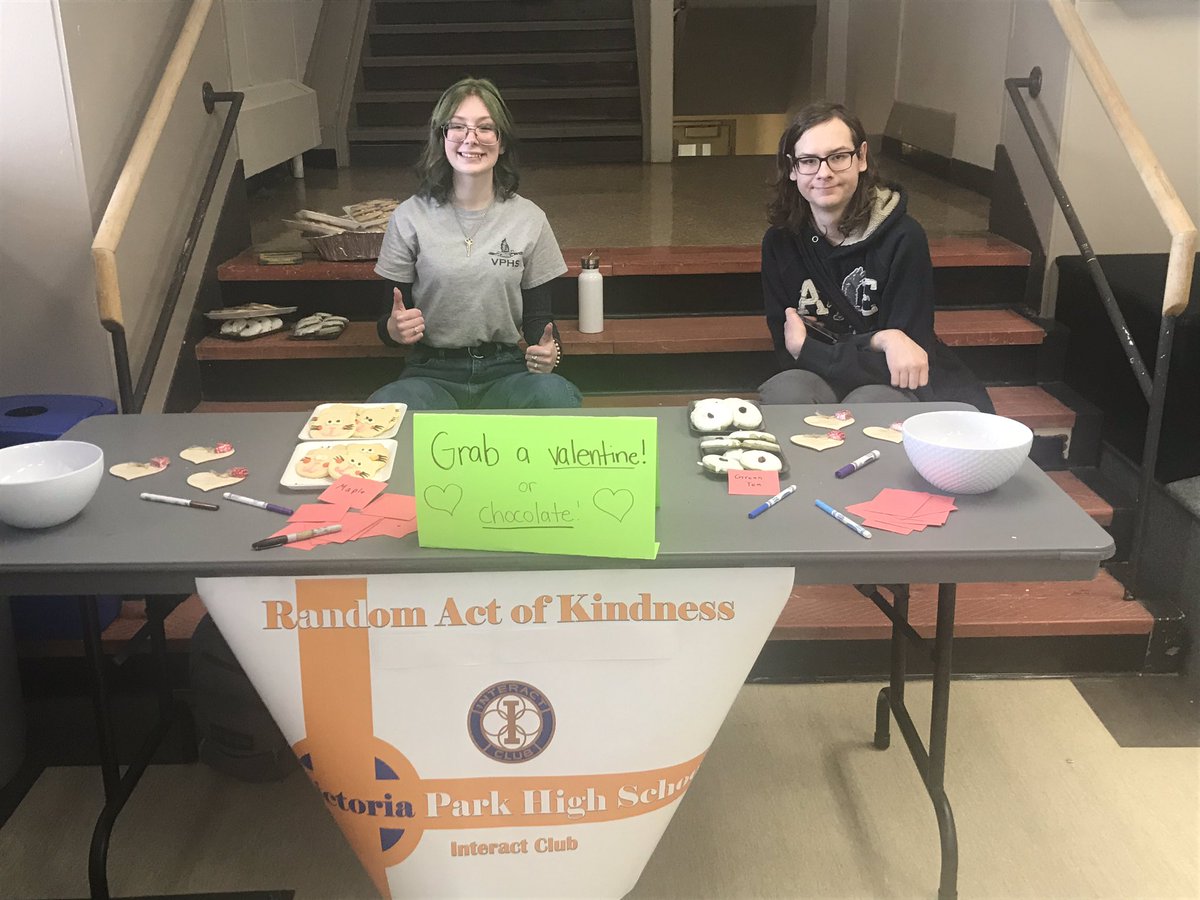 Random Act of Kindness from Victoria Park High School Interact Club #sharingthelove #rak #vicparklove #vicpark