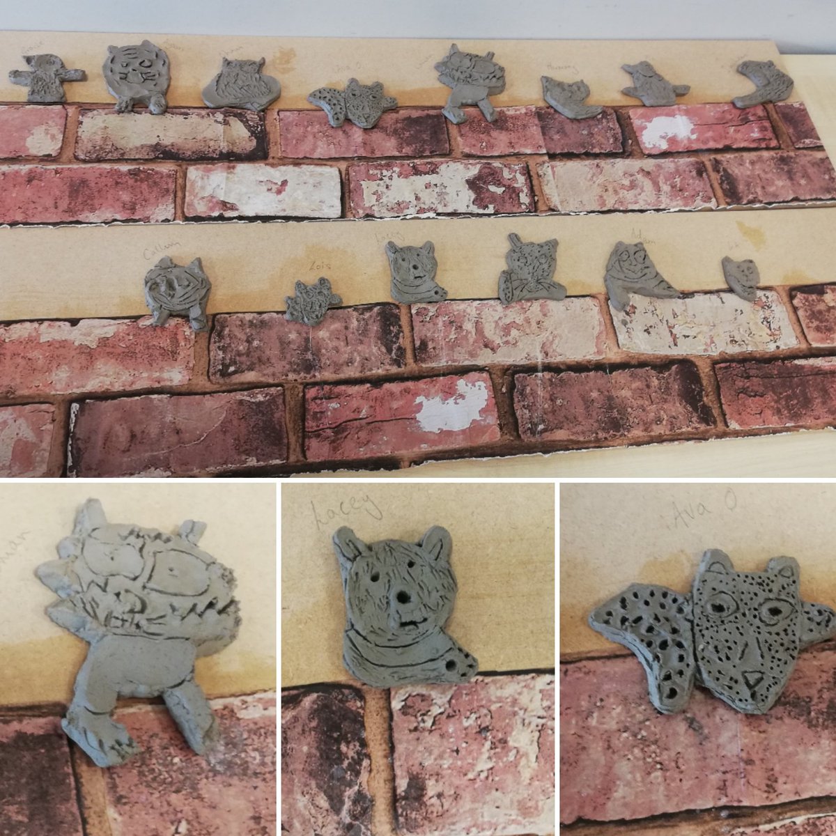 jemma_dando's tweet photo. Year2 made their own #endangeredanimal art based on #cardiffcastle and the results were fantastic
#curriculumcymreig #art #clay #creativedevelopment https://t.co/jPa4U0AnuG
