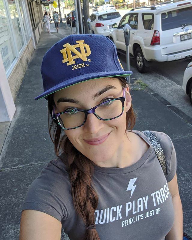 leahroseFTW's tweet photo. My mom worked at Notre Dame for like a decade and I found this hat at @harborsvintage and now I gotta send it to her.
.
.
.
.
.
#leahroseftw #smallbusiness #shoplocal #hawaii #hilife #honolulu #realhawaii #notredame #irish #thriftstorefinds #thriftscore … https://t.co/6L0IetetiS https://t.co/VRC7iZ3euY