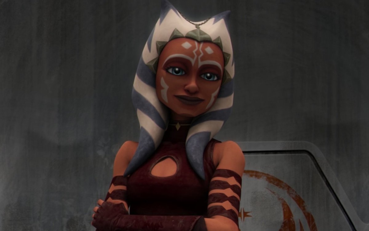 k but ahsoka lookin like a proud mom at her youngling squad.