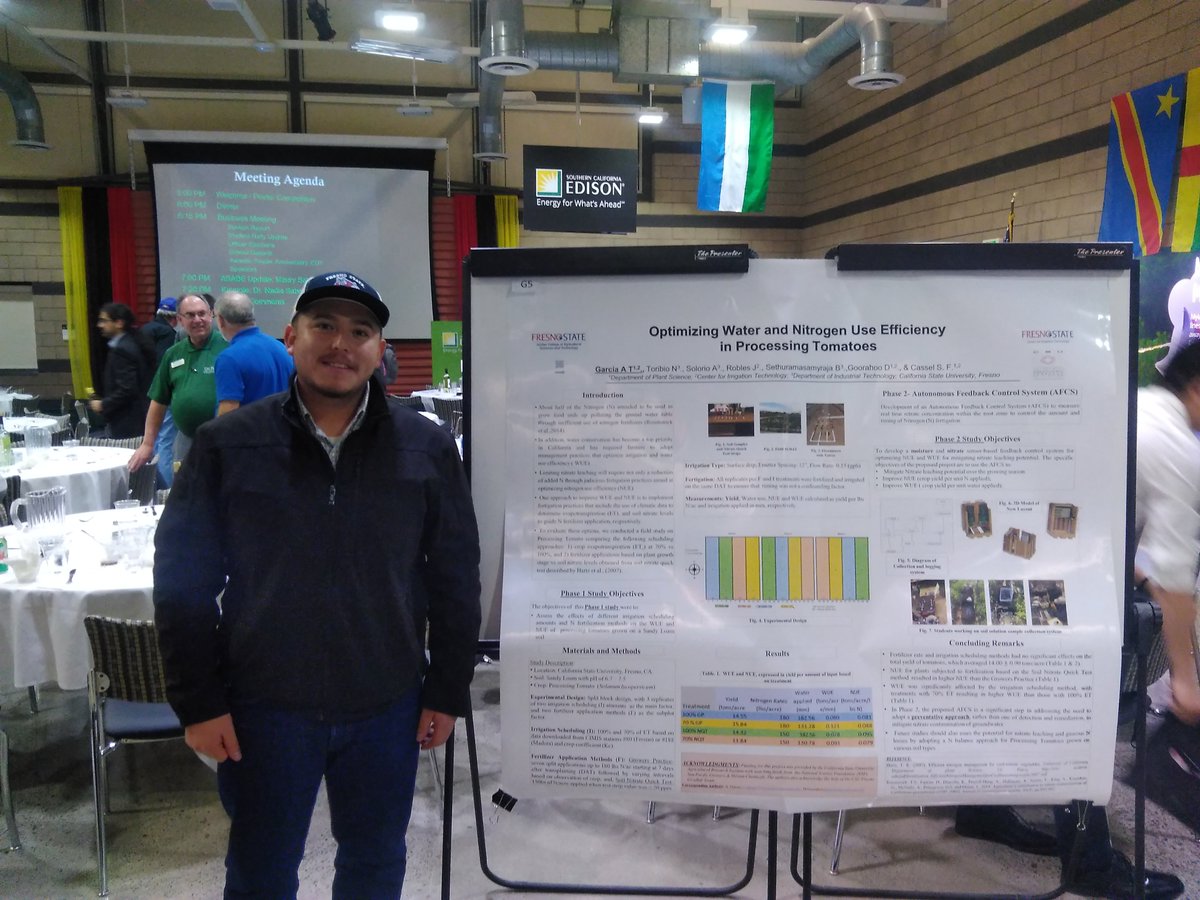 FresnoStateCIT's tweet photo. At yesterday's ASABE meeting, @Fresno_State's #FSCIT student, Aldo Garcia, won FIRST PLACE at the grad student poster competition! #WAE20
Way to go Aldo! @FSJordanCollege https://t.co/nrUFuqyCvr