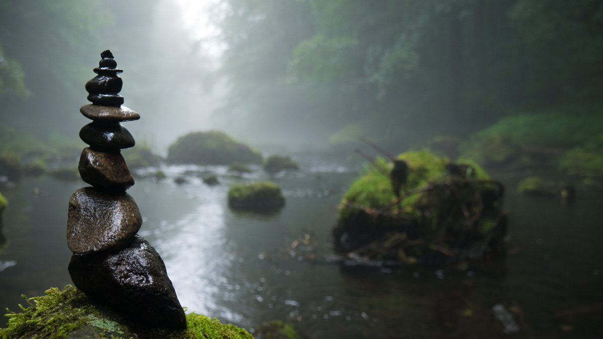 Jessica72565262's tweet photo. The balance should be integrated into our life...🥳✌️

#life #free #enjoy #love #photography #stone #balance #river #nature #rain https://t.co/vsm3QhFNse