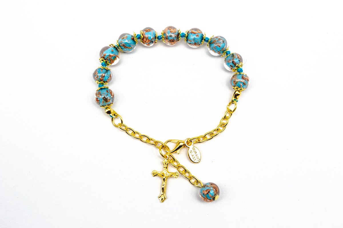 VGSMURANO's tweet photo. Excited to share the latest addition to my #etsy shop: Authentic Murano Glass Rosary Bracelet - Handmade in Venice - Italian Jewelry - Lampwork Beads - Perfect Gift - Vintage -Made in Italy https://t.co/BtYr56phgg #jewelry #bracelet #round #religious #no #women #glass https://t.co/RHMyK2Yfto