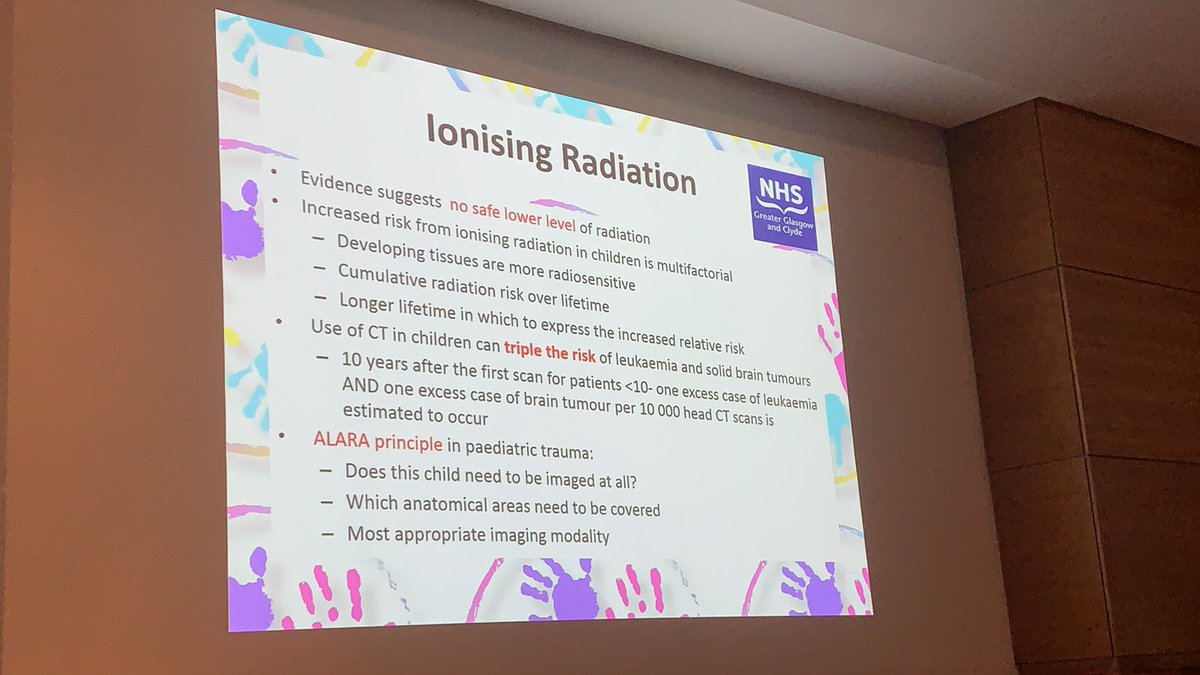 The routine use of adult trauma imaging protocols is not advised in children