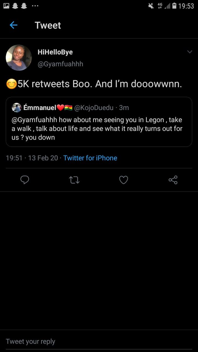 KojoDuedu's tweet photo. She said 5K . Help your boy , 2020 is all about making memories. In case you see this ,just retweet. Thank you https://t.co/sIfp6fRnnE