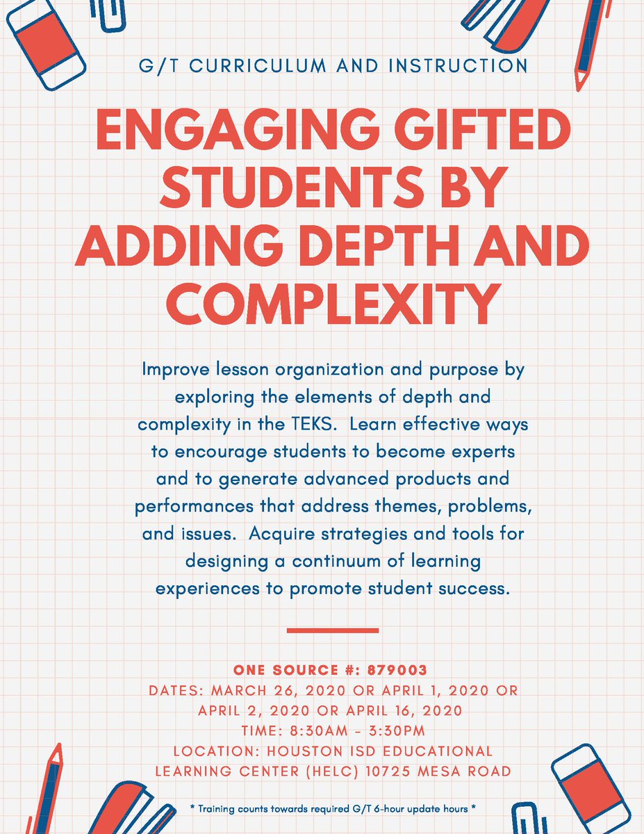 HISD Gifted and Talented tweet media