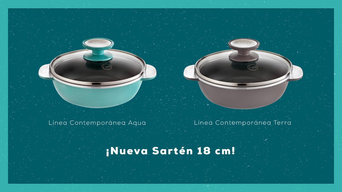 Maru Essen - Nueva Sarten de 18 cm con asas! Es una baby sarten aqua 😍  este mes aun la conseguís de la siguiente manera 👉 comprando cualquier  producto de linea contemporanea(aqua)