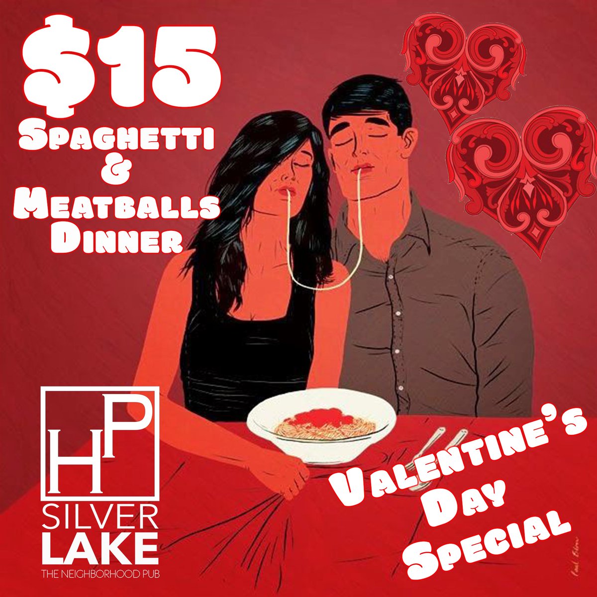 Love shouldn’t make you broke.... We’re here to help! #spaghetti and #meatballs #madewithlove #valentines #day #spaghettiandmeatballs #dinner #champagne 
#special