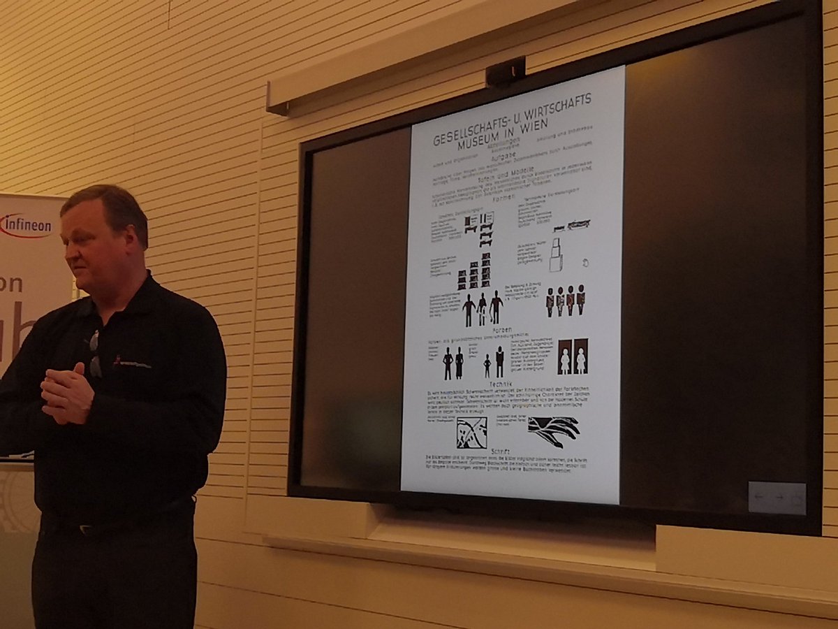 ainvienna's tweet photo. #ondataanddesign #meetup #wien mit Gerhard Halusa (Ö. Ges. & Wirtschaftsmusem)
#ottoneurath Bildspracheregeln iterativ entwickeln
#isotype
#InformationDesign
@onDataAndDesign https://t.co/WCTt9ddHr2