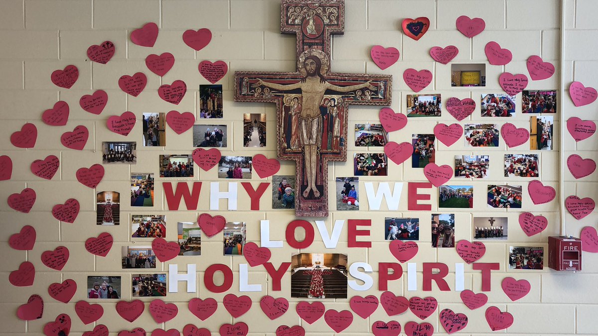 Giving hearts day! We love Holy Spirit! #jp2schools #ghd