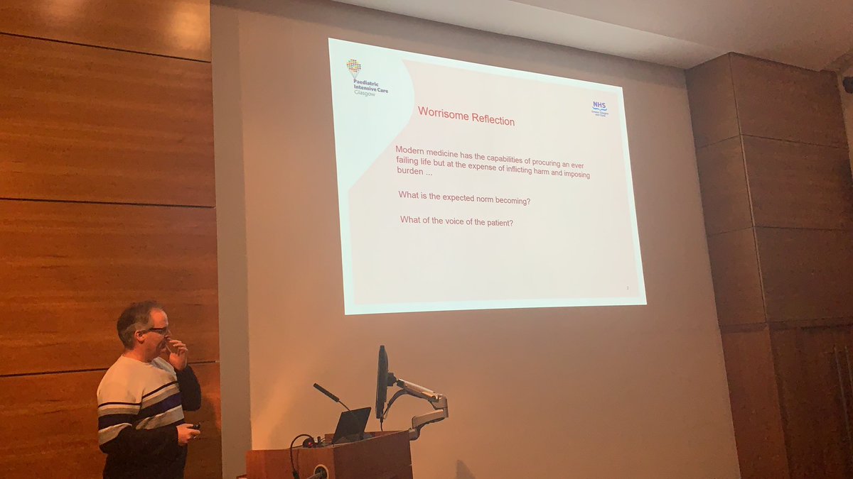 Our final speaker is Dr. Chris Kidson speaking on the very emotive topic of providing PICU in a post-Charlie Gard world