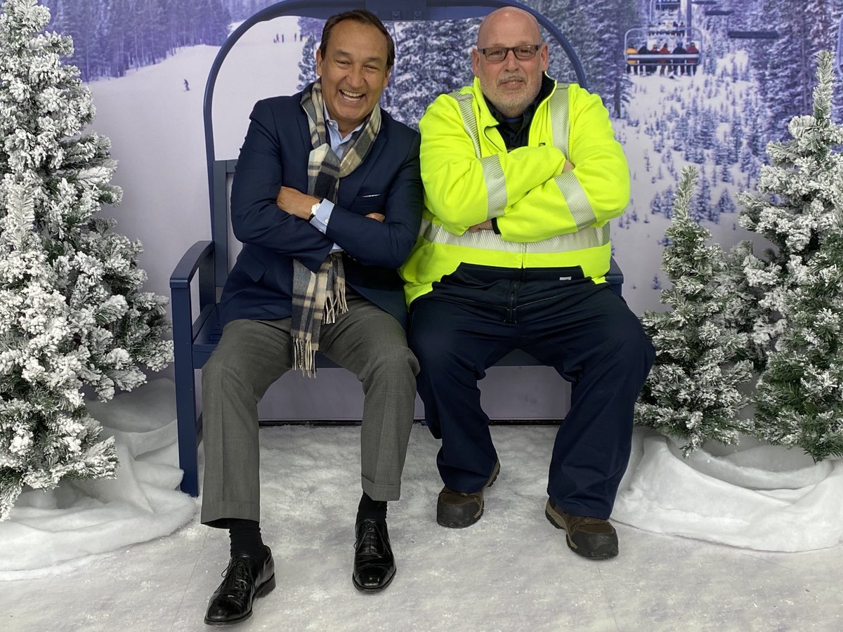 Look who I ran into today in the O’Hare airport