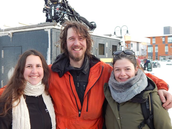 FraserwayRVRent's tweet photo. Denise and Sandra from the Rentals department in Whitehorse, met Brent Sass at the finish line of the 2020 Yukon Quest Sled Dog Race. Brent and his dog team were the first to arrive in Whitehorse after 1.000 miles. Congratulations!
#letsgorving #letsgocamping #yukonquest2020 https://t.co/ZC7wvdYpGd