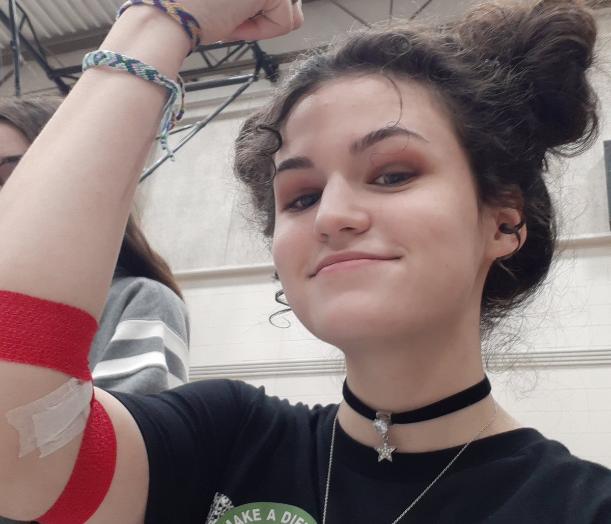 I did it! I donated my blood  for someone who will need it! I was scared for a newbie but enjoyed where its going!!