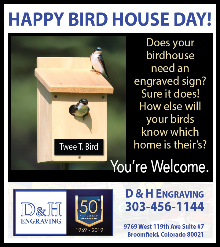 DandHEngraving's tweet image. Happy National Bird House Day everyone!
Have a great day and let us know if you need any engraved plates - for your birdhouse, or your business!

#IndustrialEngraving
#MeterTags
#SwitchBoxes
#ControlPanels
#LegendPlates
#PanelBoards
#SafetySigns