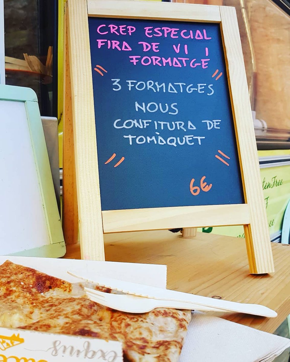 LaCrep_GF's tweet photo. El proper cap de setmana estrenem temporada a la Fira del Formatge de #Berga ! I si la fira és de formatge, torna la #crep #sensegluten especial!
#glutenfree #glutenfreefoodtruck #glutenfreefoodcaravan #foodtruck #foodcaravan #streetfood #FiraFormatgeBerga #berguedà https://t.co/n7eXKqdbqO