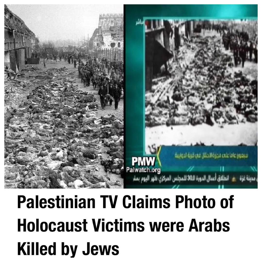 When all else fails, just grab a picture of the Holocaust.