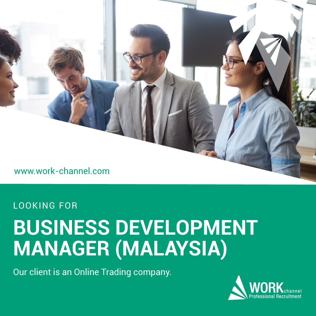 WorkChannelHR's tweet photo. 💼 Does your current job helping you fulfill your career goals/aspirations? If not, it's time for a change! An employer in Forex is looking for a Business Development Manager at their office in Malaysia.

👉 Send us your CV at andriana.p@work-channel.com and let's talk! https://t.co/6QwVxONWpm