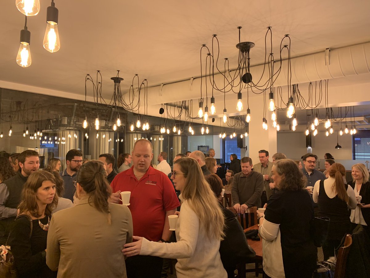 CecilsBrewhouse's tweet photo. A great turnout at the #FiftyTwoCoffees 2020 Program Launch Event early this morning at Cecil's Brewhouse and Kitchen !! @nbdcc https://t.co/EbUZFWf2IX