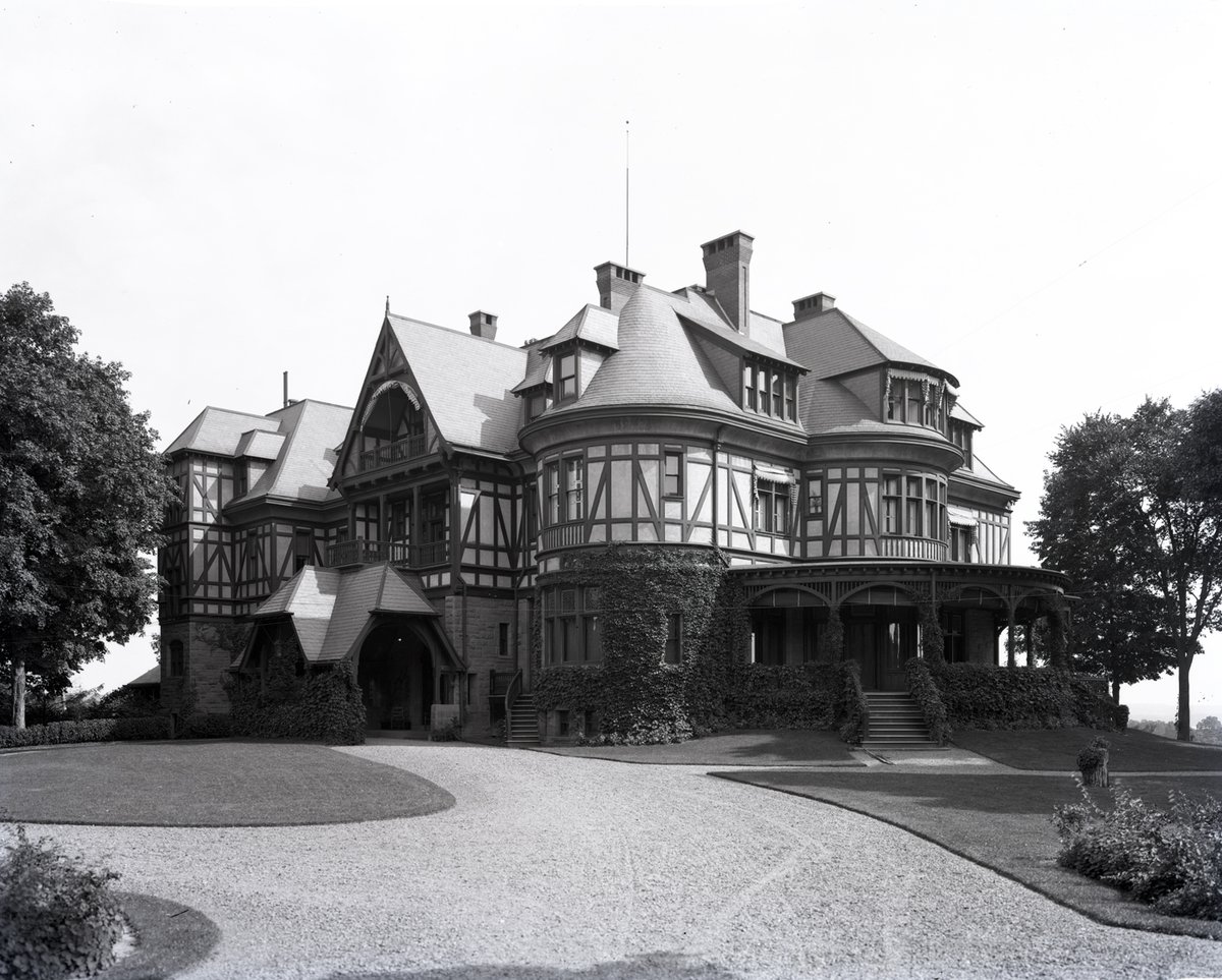 BuildingMuseum's tweet photo. Fragile, rare, and heavy; the 4,000 glass negatives in our Wurts Brothers Photography Archive are stored vertically to prevent cracking and are kept in one of our colder storage areas.
Captured here is the Ellerslie estate, home of Levi P. Morton, 22nd VP.
#40artifacts #40years https://t.co/rgn7UF0VNh
