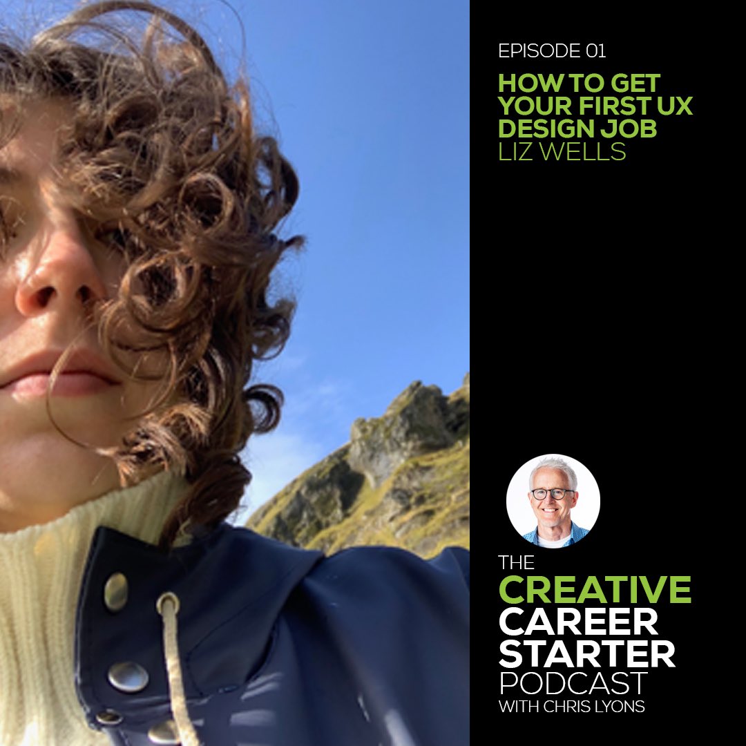 creativecareer6's tweet photo. Want to be a UX Designer? Looking for your first design job? 
Then today’s podcast is for you!       
We’re officially launching the Creative Career Starter podcast with my guest Liz Wells, Senior UX Designer, Stink Studios in Brooklyn NY. https://t.co/o2sU7FdCda https://t.co/JgzPuW1rVC