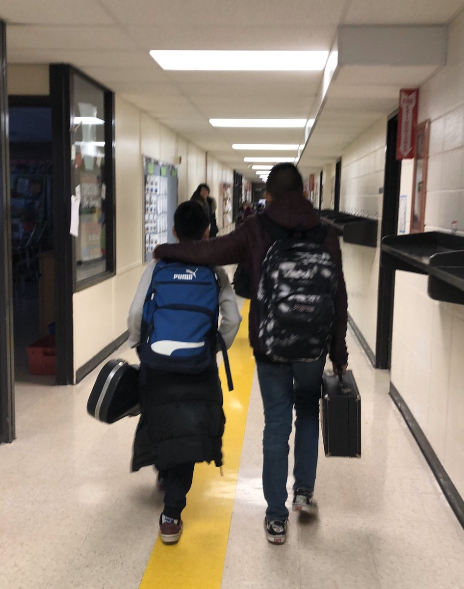 MsGinaShaw's tweet photo. Our sharks are bundled up and ready for home. @D45Schools @D45Schafer https://t.co/30VVTGdasu