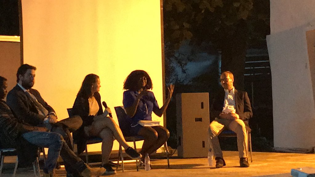euffghana's tweet photo. Our wonderful panel on our film chat session at the Geothe Institut after #Julia 1st @kuukssss @GI_Ghana @EuropeInGhana https://t.co/jjFXXgrYjM