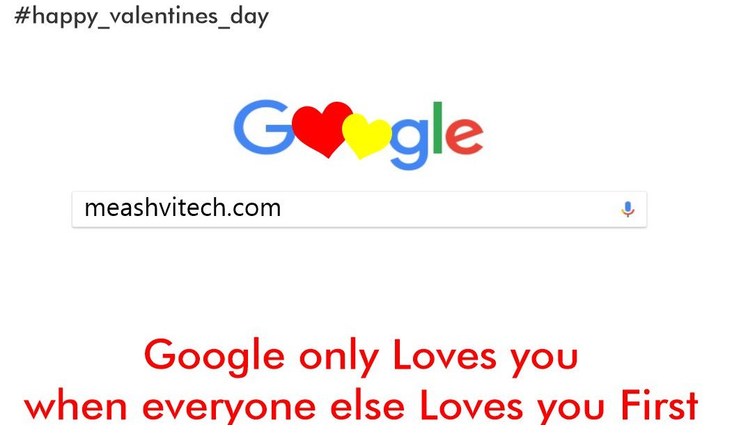meashvitech's tweet photo. Spread the lovable &amp; shareable content on Google!!

#valentineday #valentines #valentinesweek #valentinesday2020 #lovepartner #google #seo #googlelove #seotips #smallbusinesstips #digitalmarketing2020 #manhattan #newyork #charlotte #meashvitechnologies https://t.co/oSWv8u7onu