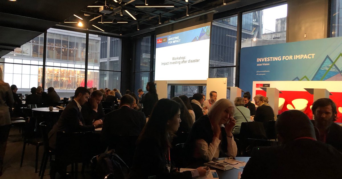 EconomistEvents's tweet photo. The question no one wants to ask. What if worst comes to worst? The world is getting to grips with the growing frequency of natural disasters and geopolitical risk. Our workshop session examines innovative approaches to impact investing after calamity. #EconImpact https://t.co/2p3P8qHUNy
