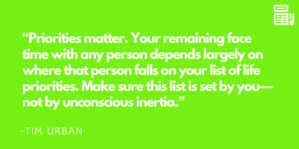 BradBChilds's tweet photo. Upcoming Snipp from @WaitButWhy on the importance of prioritization. To read the Riff tomorrow morning, subscribe to the @Substack newsletter: https://t.co/6vPvFIOvdr #family #priorities #life https://t.co/SeKE7cyAH5